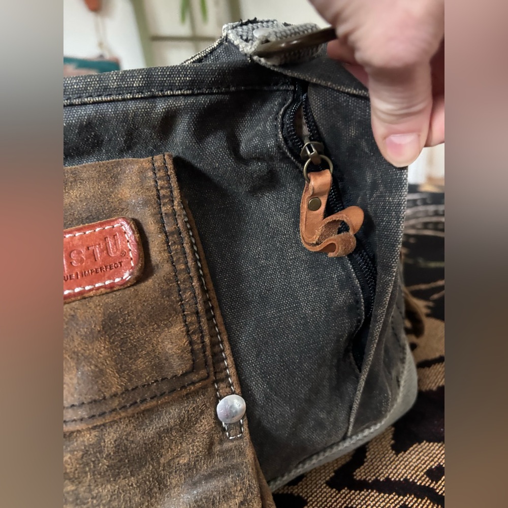 Bed/Stu Black and Brown Crossbody Bag - Picture 7 of 8